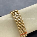 8+ Factory Counterweight Rolex Day-Date 128238-0081 36mm Full Yellow Gold White Dial