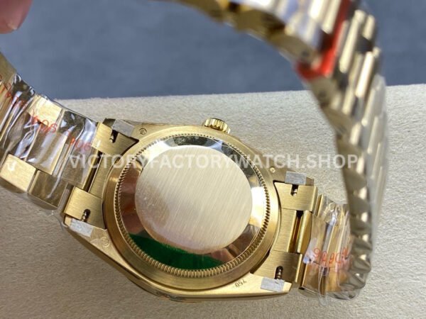 8+ Factory Counterweight Rolex Day-Date 128238-0081 36mm Full Yellow Gold White Dial