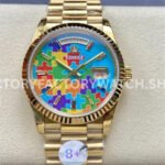 Rolex Day-Date 128238 replica watch diamond dial