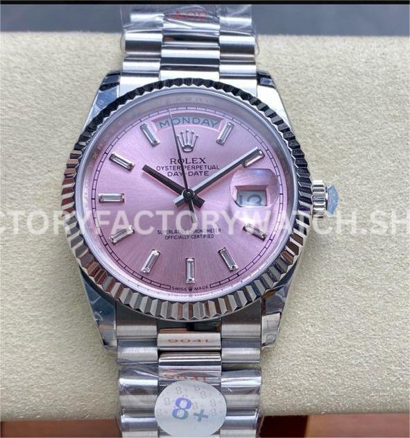 Rolex Day-Date 128239 replica watch white gold