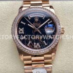 8+ Factory Rolex Day-Date 128345RBR replica watch