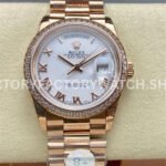 Rolex Day-Date 128345RBR replica watch 36mm 8+ Factory