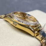 8+ Factory Counterweight Rolex Day-Date 128348RBR-0026 36mm Diamond Bezel Full Yellow Gold Champagne Dial