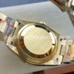 8+ Factory Counterweight Rolex Day-Date 128348RBR-0030 36mm Diamond Yellow Gold Bezel Full Yellow Gold Baguette Diamond Yellow Gold Dial