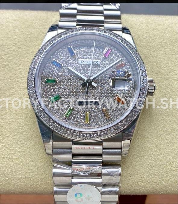 8+ Factory Rolex Day-Date 128349RBR replica watch