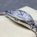 8+ Factory Counterweight Rolex Day-Date 128349RBR-0025 36mm Diamond Bezel Full White Gold Roman Numerals White Dial