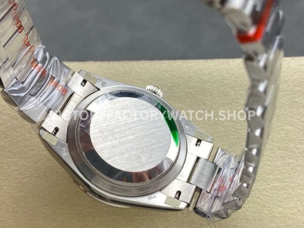 8+ Factory Counterweight Rolex Day-Date 128349RBR-0025 36mm Diamond Bezel Full White Gold Roman Numerals White Dial