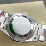 8+ Factory Counterweight Rolex Day-Date 128349RBR-0031 36mm Diamond Bezel White Gold Roman Number Blue Dial