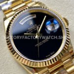 8+ Factory Counterweight Rolex Day-Date 18038 36mm Full Yellow Gold Black Dial (1) 8+ Factory Counterweight Rolex Day-Date 18038 36mm Full Yellow Gold Black Dial