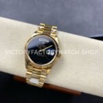 8+ Factory Counterweight Rolex Day-Date 18038 36mm Full Yellow Gold Black Dial (2) 8+ Factory Counterweight Rolex Day-Date 18038 36mm Full Yellow Gold Black Dial