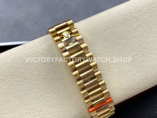 8+ Factory Counterweight Rolex Day-Date 18038 36mm Full Yellow Gold Black Dial (4) 8+ Factory Counterweight Rolex Day-Date 18038 36mm Full Yellow Gold Black Dial