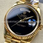 8+ Factory Counterweight Rolex Day-Date 18038 36mm Full Yellow Gold Black Dial (7) 8+ Factory Counterweight Rolex Day-Date 18038 36mm Full Yellow Gold Black Dial