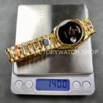 8+ Factory Counterweight Rolex Day-Date 18038 36mm Full Yellow Gold Black Dial (8) 8+ Factory Counterweight Rolex Day-Date 18038 36mm Full Yellow Gold Black Dial
