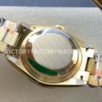 8+ Factory Counterweight Rolex Day-Date 18038 36mm Full Yellow Gold Blue Gradient Dial