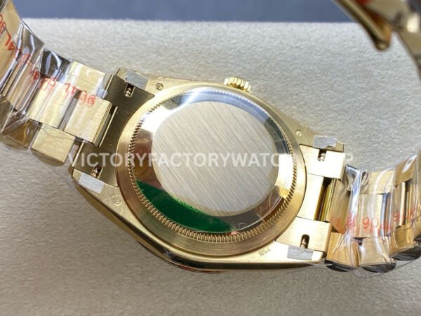 8+ Factory Counterweight Rolex Day-Date 18038 36mm Full Yellow Gold Blue Gradient Dial