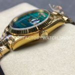 8+ Factory Counterweight Rolex Day-Date 18038 36mm Full Yellow Gold Blue Gradient Dial