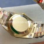 8+ Factory Counterweight Rolex Day-Date 18038 36mm Full Yellow Gold Orange Gradient Dial