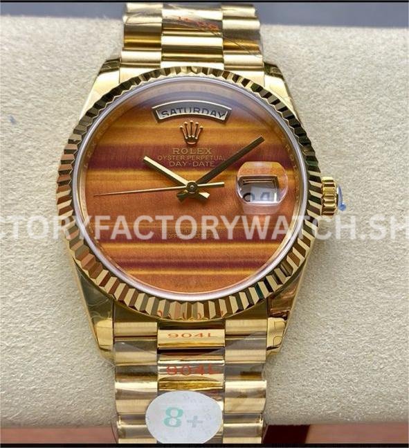Rolex Day-Date 18038 replica watch yellow gold 36mm
