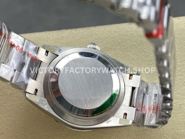 8+ Factory Counterweight Rolex Day-Date 18209 36mm Diamond Bezel Full White Gold Black Dial (2) 8+ Factory Counterweight Rolex Day-Date 18309 36mm Diamond Bezel Full White Gold Black Dial