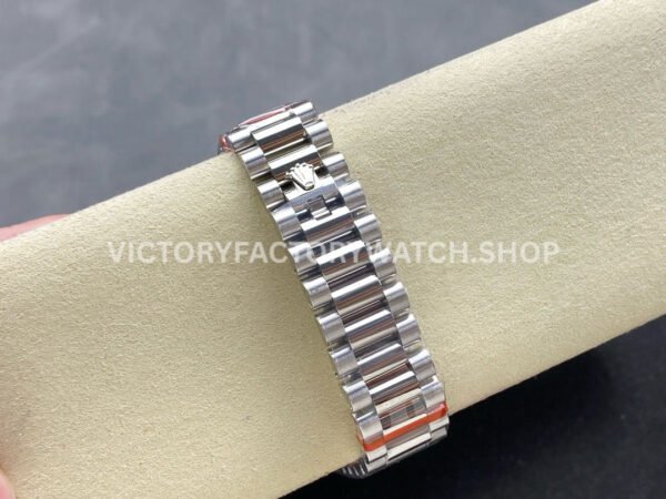 8+ Factory Counterweight Rolex Day-Date 18209 36mm Diamond Bezel Full White Gold Black Dial (5) 8+ Factory Counterweight Rolex Day-Date 18309 36mm Diamond Bezel Full White Gold Black Dial