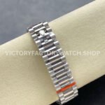 8+ Factory Counterweight Rolex Day-Date 18309 36mm Full White Gold Black Dial