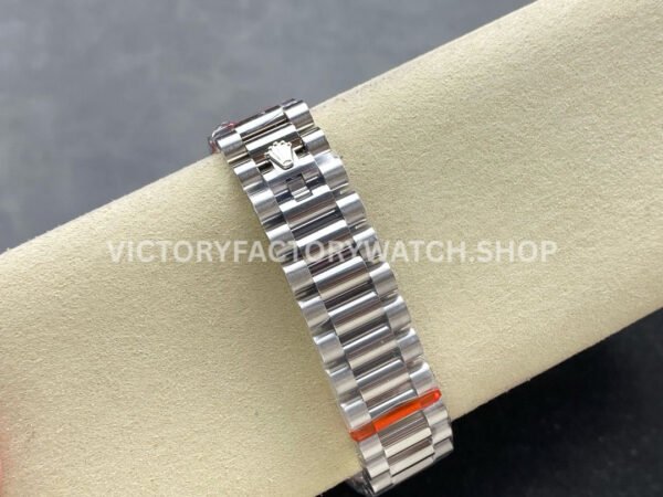 8+ Factory Counterweight Rolex Day-Date 18309 36mm Full White Gold Black Dial