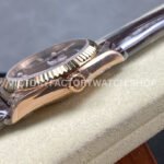 8+ Factory Counterweight Rolex Day-Date 36mm 128235-0037 Rose (3) 8+ Factory Counterweight Rolex Day-Date 36mm 128235-0037 Rose Gold Crocodile Leather Strap Diamond Mope&Baguette Diamond Brown Ombré Dial
