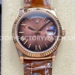 8+ Factory Rolex Day-Date 128235 rose gold replica watch