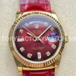 Rolex Day-Date 128238 yellow gold replica watch 8+ Factory