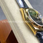 8+ Factory Counterweight Rolex Day-Date 36mm 18038 Yellow Gold Crocodile Leather Strap Black Dial (4) 8+ Factory Counterweight Rolex Day-Date 36mm 18038 Yellow Gold Crocodile Leather Strap Black Dial