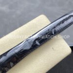 8+ Factory Counterweight Rolex Day-Date 36mm 18238 Yellow Gold Crocodile Leather Strap Diamond Mope Black Dial