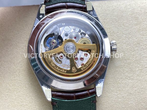 8+ Factory Rolex 1908 52506-0002 39mm Platinum Leather Strap Arabic Numerals Ice Blue Dial