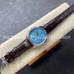 8+ Factory Rolex 1908 52506-0002 39mm Platinum Leather Strap Arabic Numerals Ice Blue Dial