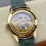 8+ Factory Rolex 1908 52508-0006 39mm Yellow Gold Leather Strap Arabic Numerals White Dial