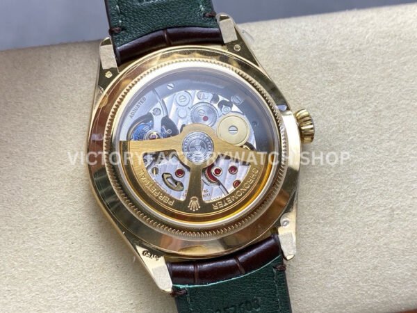 8+ Factory Rolex 1908 52508 39mm Yellow Gold Leather Strap Arabic Numerals Blue Dial (7) 8+ Factory Rolex 1908 52508 39mm Yellow Gold Leather Strap Arabic Numerals Blue Dial