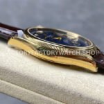 8+ Factory Rolex 1908 52508 39mm Yellow Gold Leather Strap Arabic Numerals Blue Dial (9) 8+ Factory Rolex 1908 52508 39mm Yellow Gold Leather Strap Arabic Numerals Blue Dial