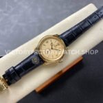8+ Factory Rolex 1908 52508 39mm Yellow Gold Leather Strap Arabic Numerals Champagne Dial