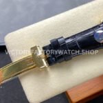 8+ Factory Rolex 1908 52508 39mm Yellow Gold Leather Strap Arabic Numerals Champagne Dial