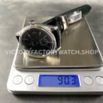 8+ Factory Rolex 1908 52509-0002 39mm White Gold Leather Strap Arabic Numerals Black Dial