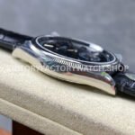 8+ Factory Rolex 1908 52509-0002 39mm White Gold Leather Strap Arabic Numerals Black Dial