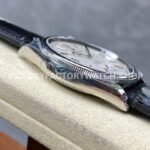 8+ Factory Rolex 1908 52509-0006 39mm White Gold Leather Strap Arabic Numerals White Dial