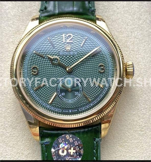 8+ Factory Rolex 1908 52508 replica watch 39mm yellow gold