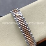 8+ Factory Counterweight Rolex Datejust 278381RBR-0024 31mm Diamond Rose Gold Bezel Half Rose Gold Diamond Pink Dial Jubilee