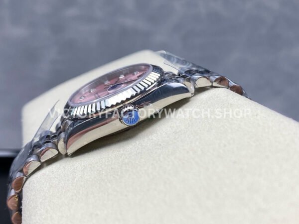 8+ Factory Counterweight Rolex Datejust 278274-0032 31mm Full Steel Diamond Pink Dial Jubilee