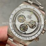 AMG Factory Rolex Daytona Panda Limited Edition 40mm Full 904L Steel White Hollow Dial