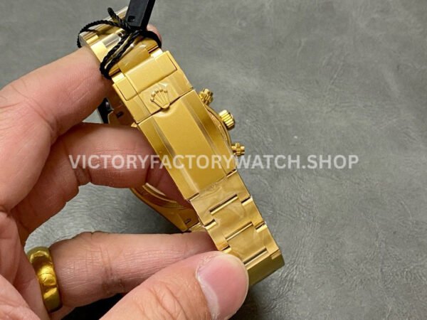 AMG Factory Rolex Daytona Panda Limited Edition 40mm Full Yellow Gold Green Dial