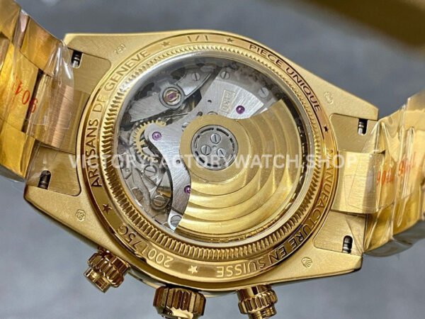 AMG Factory Rolex Daytona Panda Limited Edition 40mm Full Yellow Gold Green Dial