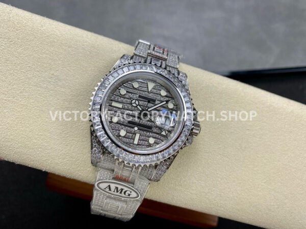 AMG Factory Rolex GMT-Master II 116769TBR-74779BR 40mm Full 904L Diamond Dial