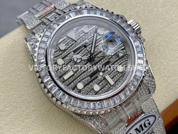 AMG Factory Rolex GMT-Master II 116769TBR-74779BR 40mm Full 904L Diamond Dial