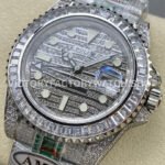AMG Factory Rolex GMT-Master II 116769TBR-74779BR 40mm Full 904L Half Green Bracelet Material Diamond Dial